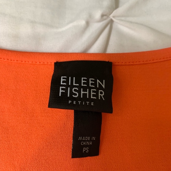 Eileen Fisher Coral Silk Tank Top - Picture 3 of 4